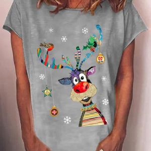 Womens Christmas T-Shirt, T-shirts, Lilicloth.com