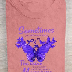 Sometimes You Will Never Know Alzheimer's Cotton T-shirt, T-shirts, Lilicloth.com