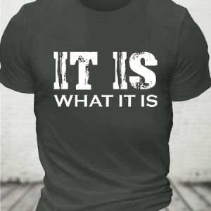 It Is What Cotton T-Shirt, T-shirts, Lilicloth.com