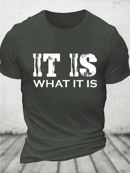 It Is What Cotton T-Shirt, T-shirts, Lilicloth.com