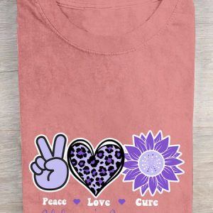 Alzheimer's Awareness  Cotton T-shirt, T-shirts, Lilicloth.com