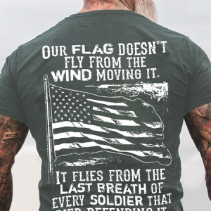 Our Flag Cotton T-Shirt, T-shirts, Lilicloth.com