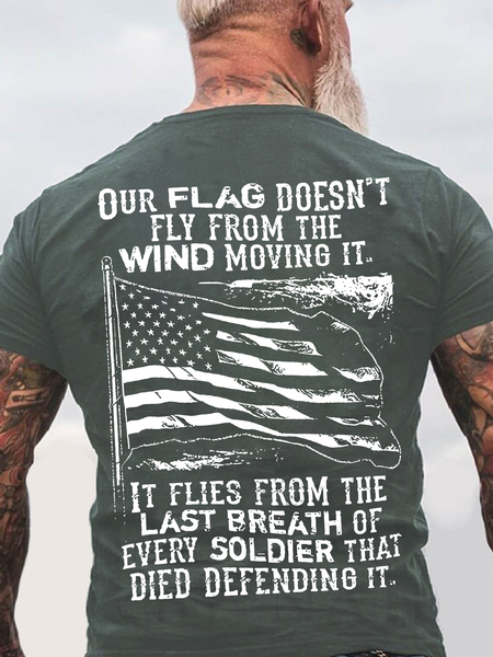 Our Flag Cotton T-Shirt, T-shirts, Lilicloth.com