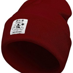 I'm Having A Meltdown Christmas Snowman Graphic Beanie Hat, Hats, Lilicloth.com