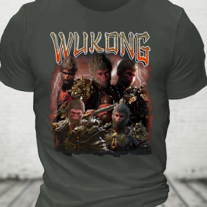 Wukong Cotton T-Shirt, T-shirts, Lilicloth.com