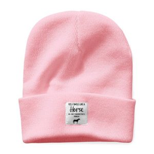 Yes I Smell Like A Horse Animal Beanie Hat, Hats, Lilicloth.com