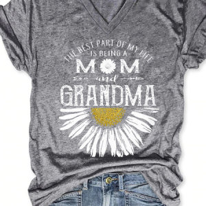 Being A Mom And Grandma Best Gift Shirts&Tops, T-shirts, Lilicloth.com