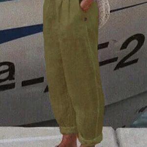 Loose Cotton Casual Pants, Pants, Lilicloth.com