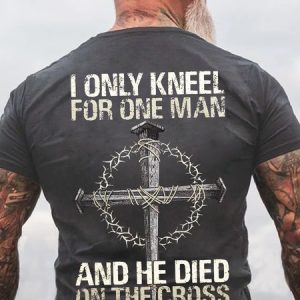 ONLY KNEEL FOR ONE Casual Cotton Short Sleeve T-Shirt, T-shirts, Lilicloth.com