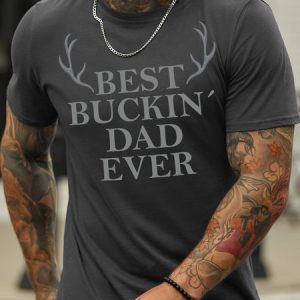 Lilicloth X Hynek Rajtr Best Buckin' Dad Ever Mens T-Shirt, T-shirts, Lilicloth.com
