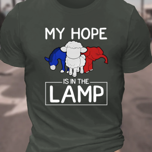 My Hope Is In The Lamb Revelation 7 17 Cotton T-Shirt, T-shirts, Lilicloth.com
