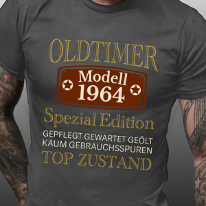 Cotton Oldtimer Spezial Edition Casual T-Shirt, T-shirts, Lilicloth.com