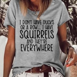 Funny Letter Print Cotton Blends Short sleeve Top, T-shirts, Lilicloth.com