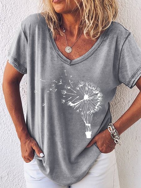 Dandelion Women Tshirt, T-shirts, Lilicloth.com