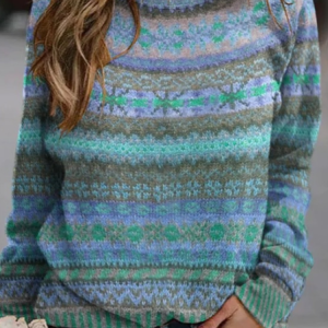 Knitted Simple Loose Sweater, Sweaters, Lilicloth.com