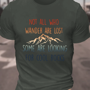 Not All Who Wander Cotton T-Shirt, T-shirts, Lilicloth.com
