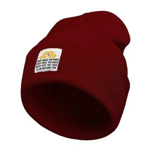 Text Letters Dog Beanie Hat, Hats, Lilicloth.com