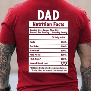 Men Dad Letter Printing Casual T-Shirt, T-shirts, Lilicloth.com