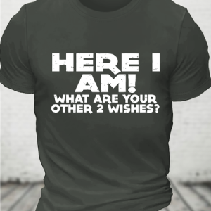 Here I Am Cotton T-Shirt, T-shirts, Lilicloth.com