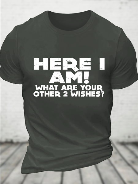 Here I Am Cotton T-Shirt, T-shirts, Lilicloth.com