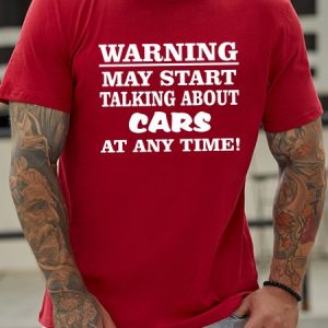 Warning May Start Talking About Cars Tee, T-shirts, Lilicloth.com