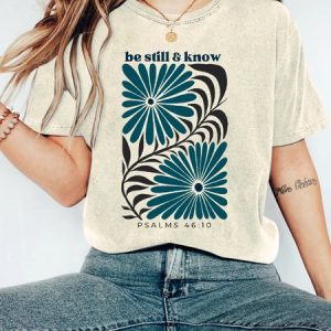 Be Still & Know Vintage Distressed Shirt, T-shirts, Lilicloth.com