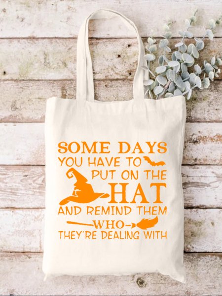Someday You Have To Put On The Hat Shopping Tote, Bags, Lilicloth.com