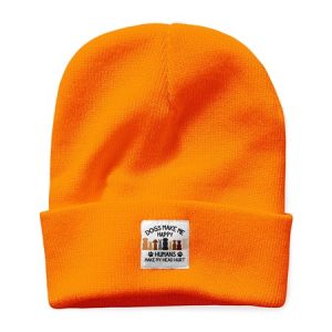 Dogs Make Me Happy Humans Make My Head Hurt Beanie Hat, Hats, Lilicloth.com