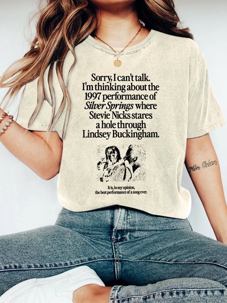 Sorry,I can't Talk Vintage Distressed Shirt, T-shirts, Lilicloth.com