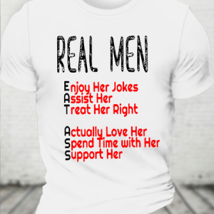 Cotton Real Men Eat Ass Funny Casual Crew Neck Text Letters T-Shirt, T-shirts, Lilicloth.com