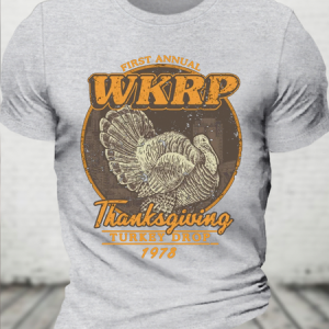 Wkrp Turkey Drop Casual Loose Cotton T-Shirt, T-shirts, Lilicloth.com
