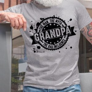 Funny Grandpa Casual Simple Crew Neck T-Shirt, T-shirts, Lilicloth.com