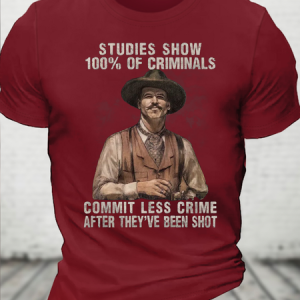 Cotton After They've Been Shot Casual Crew Neck Loose Text Letters T-Shirt, T-shirts, Lilicloth.com