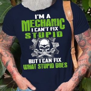Mens Funny Letter Cotton Round Neck Short Sleeve T-Shirt, T-shirts, Lilicloth.com