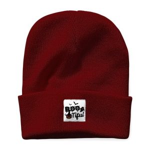 Boo Halloween Pumpkin Halloween Graphic Beanie Hat, Hats, Lilicloth.com