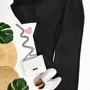 Crop Tank Top & Wide Leg Pants Set, Two-piece Sets, ChicMe catalog