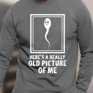 Men Old Picture Of Me Letters Casual T-Shirt, T-shirts, Lilicloth.com