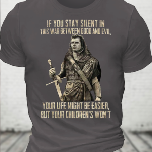 Cotton Stay Silent Casual T-Shirt, T-shirts, Lilicloth.com