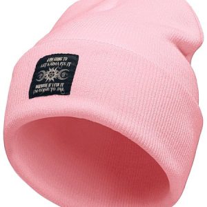 I'm Going To Let Karma Fix It Because If I Fix It I'm Going To Jail Funny Graphic Beanie Hat, Hats, Lilicloth.com