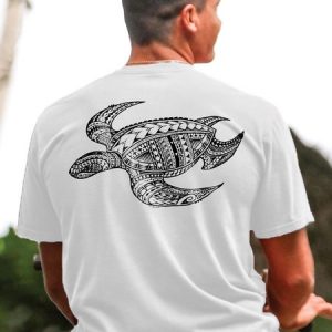 Ocean Tribe Paradise Classic Round Neck Short Sleeve T-Shirt, T-shirts, Lilicloth.com