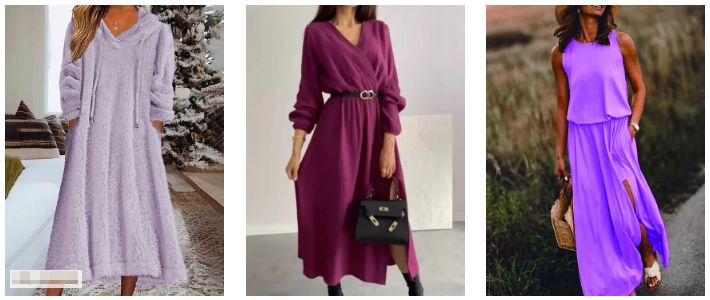 Purple Dresses JustFashionNow