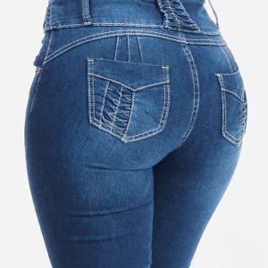 Twist Detail High Waist Buttoned Denim Shorts, women Denim Shorts, ChicMe catalog