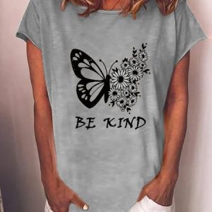 be kind  butterfly tee, T-shirts, Lilicloth.com