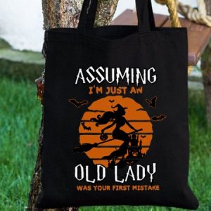 Halloween Drive Broom Graphic Shopping Tote, Bags, Lilicloth.com