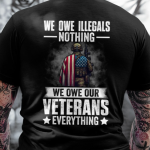 We Owe Illegals Nothing Casual Cotton Loose T-Shirt, T-shirts, Lilicloth.com