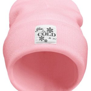 Yes IвЂ™am Cold Text Letter Funny Beanie Hat, Hats, Lilicloth.com