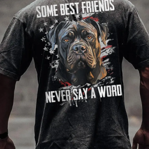 Best Friend Cane Corso Vintage Washed Shirt, T-shirts, Lilicloth.com
