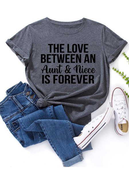 The Love Between An Aunt & Niece Is Forever T-Shirt, T-shirts, Lilicloth.com