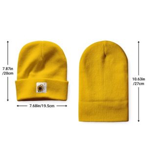 Sunflower Butterfly Floral Graphic Beanie Hat, Hats, Lilicloth.com