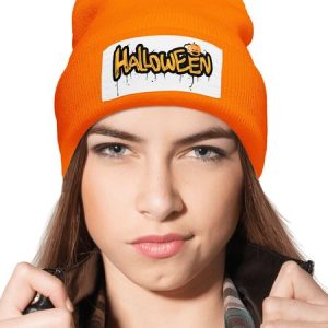 Halloween Letter Beanie Hat, Hats, Lilicloth.com